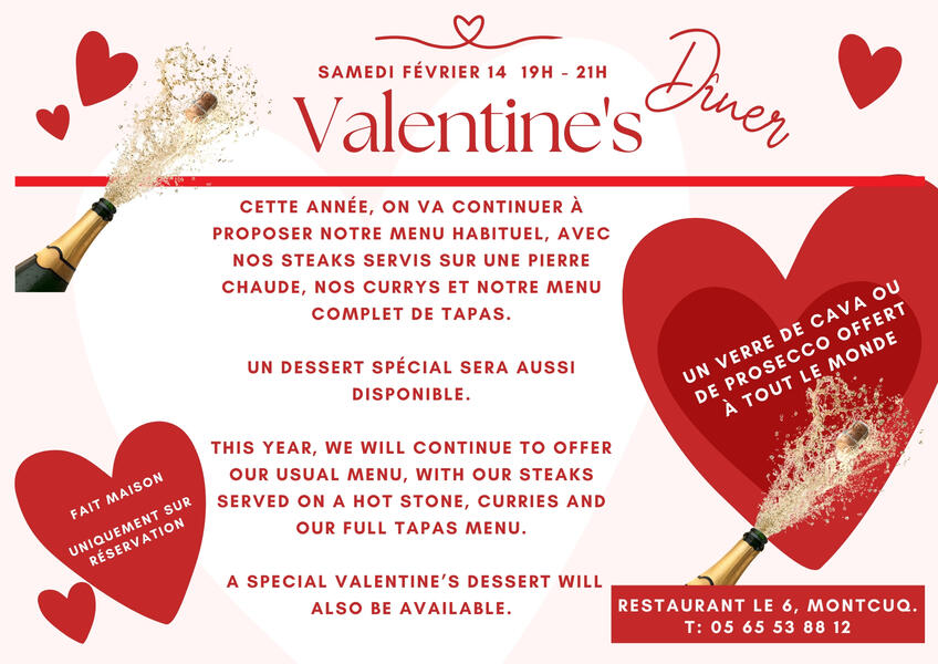 à la carte menu: text with food images as decoration