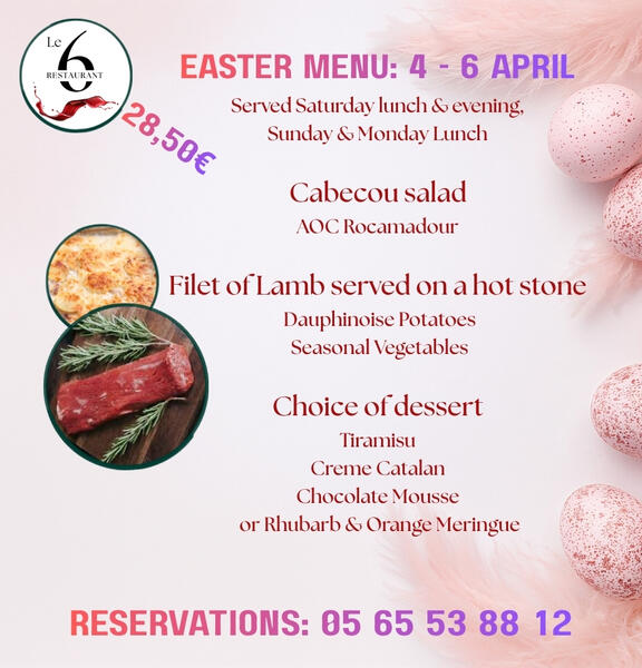 à la carte menu: text with food images as decoration