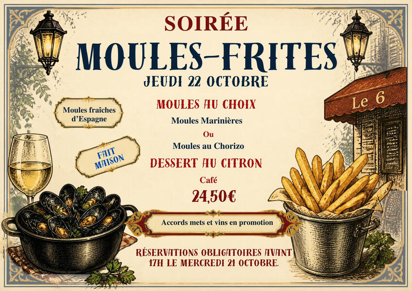 à la carte menu: text with food images as decoration