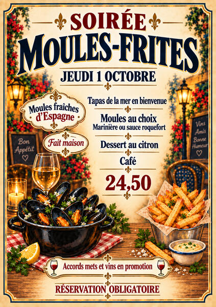 à la carte menu: text with food images as decoration